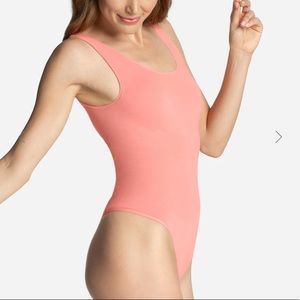 NWT Yummie Ruby Thong Bodysuit in Burnt Coral